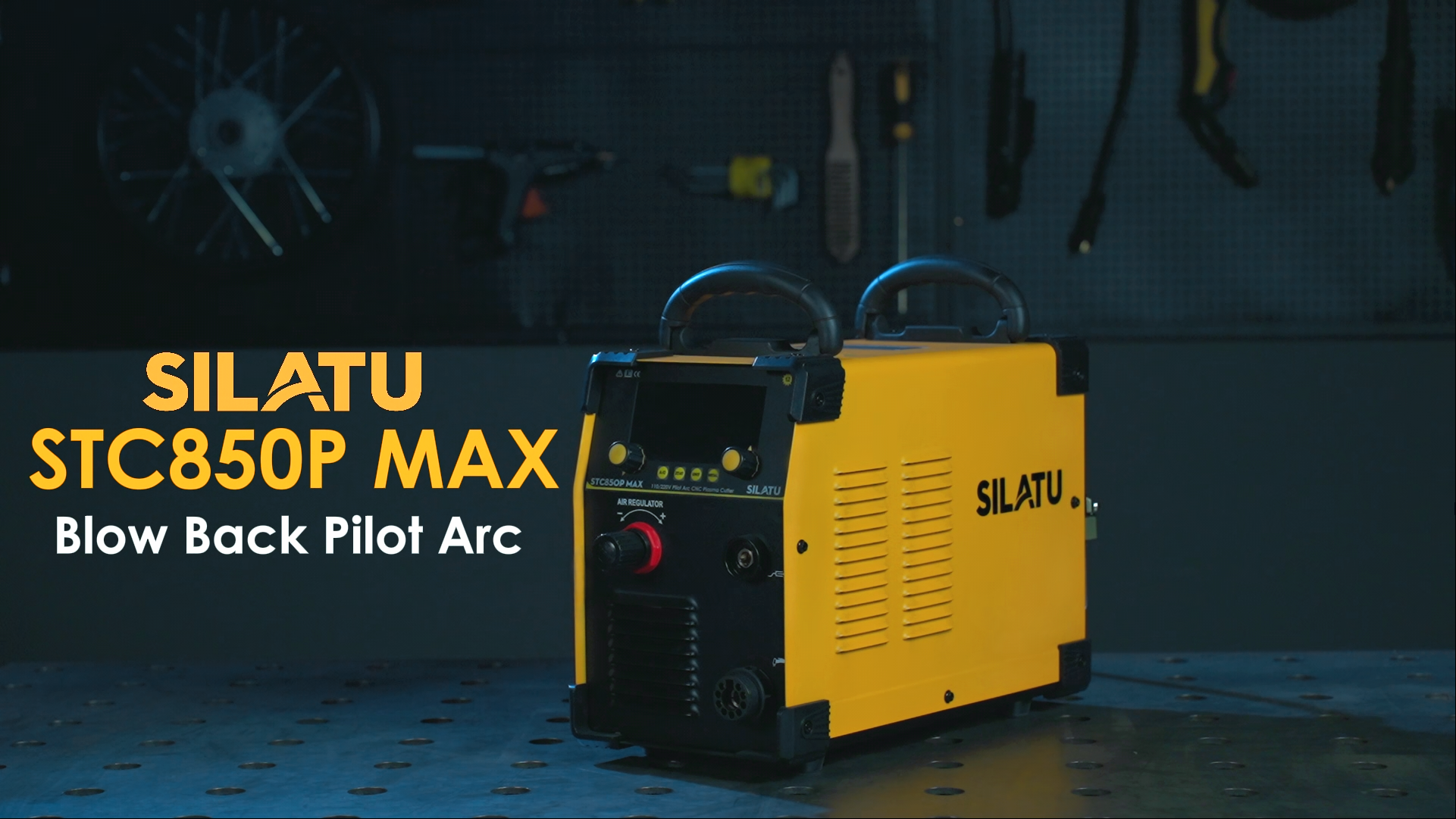 SILATU CNC Plasma Cutter, 85Amps Non-HF Blowback Pilot Arc Plasma